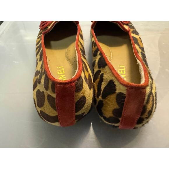 Vaneli Leopard Print with Bow Shoes Flats Animal Print Size 7M - Picture 9 of 10